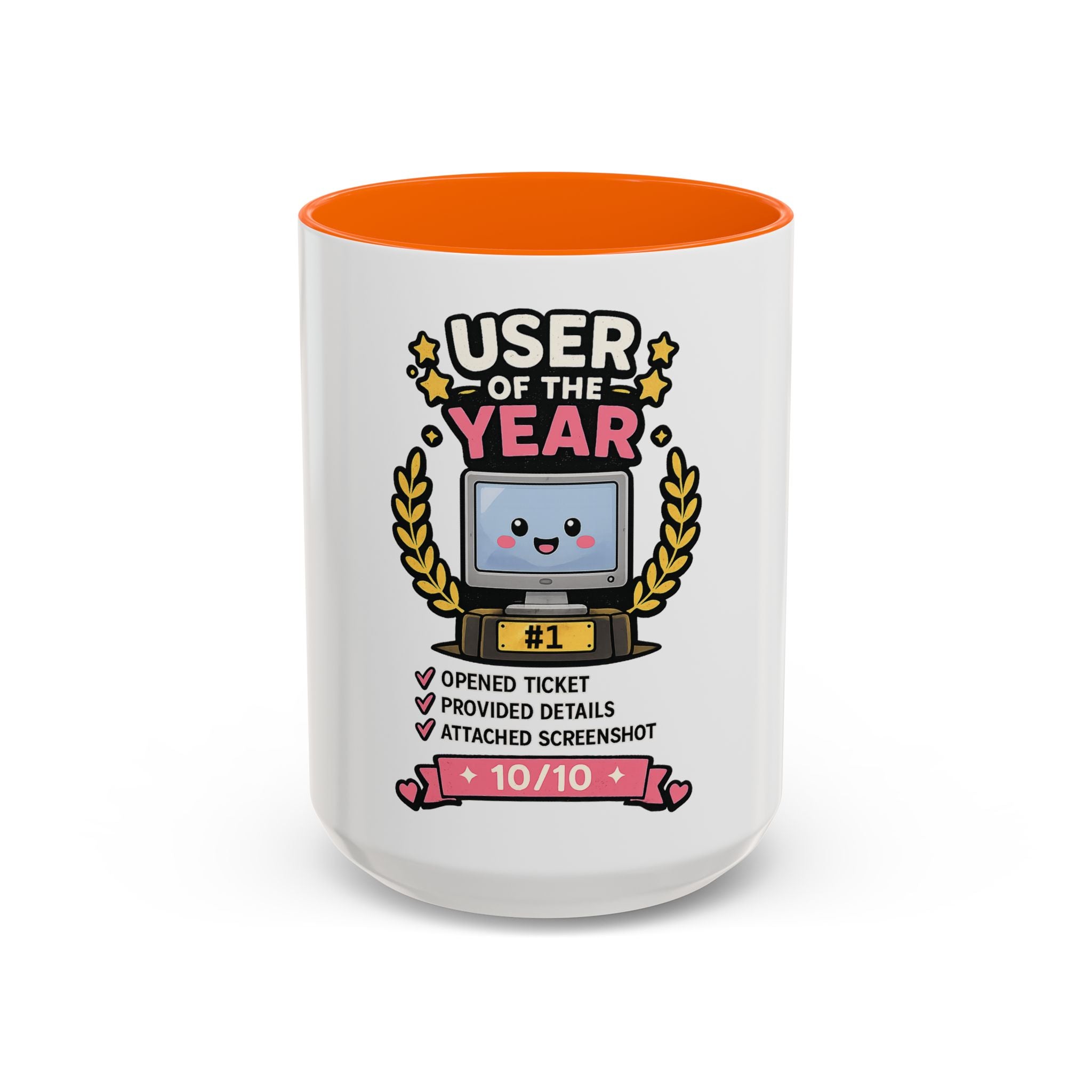 User of the Year Coffee Mug - Cute IT Support Appreciation Gift