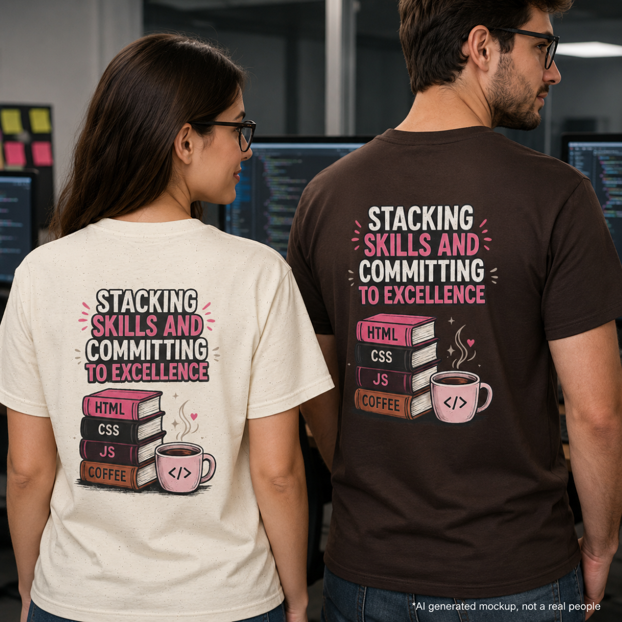 Stacking Stills and Committing to Excellence Unisex Softstyle T-Shirt