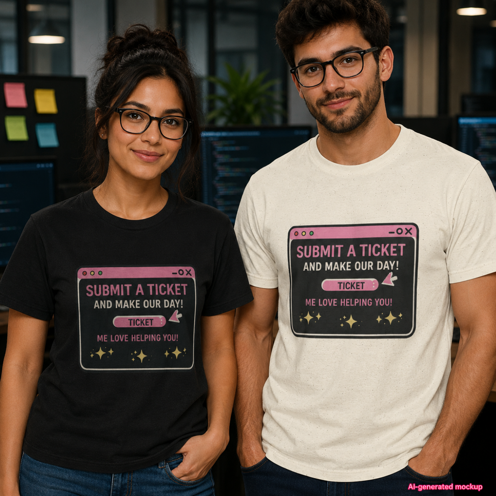 Submit A Ticket and Make Our Day! Unisex Softstyle T-Shirt