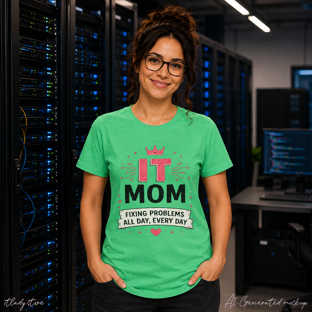 IT Mom Fixing Problems All Day, Every Day Softstyle T‑Shirt