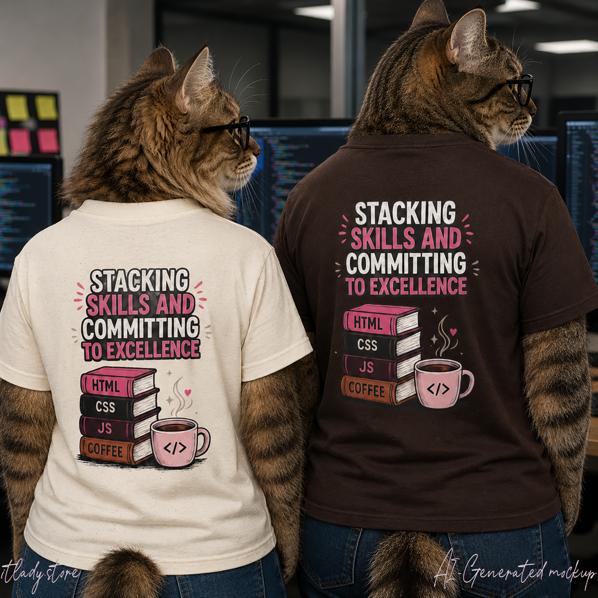 Stacking Stills and Committing to Excellence Unisex Softstyle T-Shirt