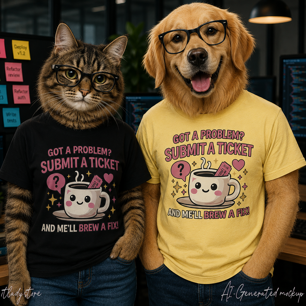 Got a Problem? Submit a Ticket Unisex Softstyle T-Shirt