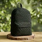 IT Neon Green Black Patterned Backpack