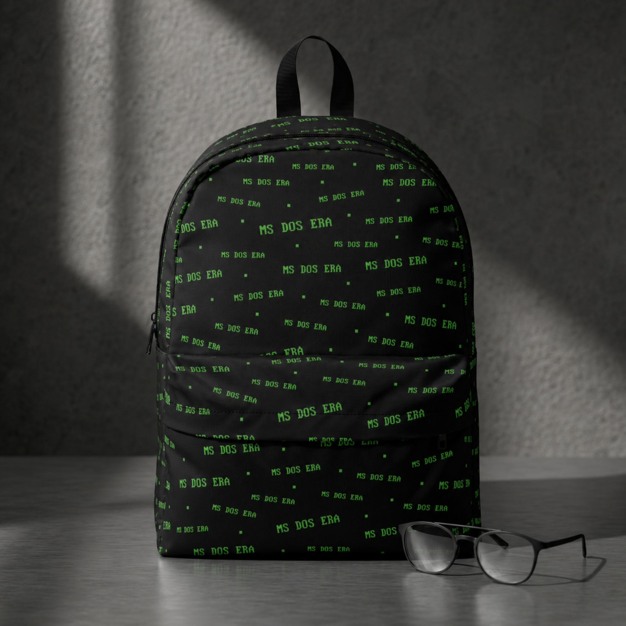 MS DOS Era Retro Code Pattern Backpack