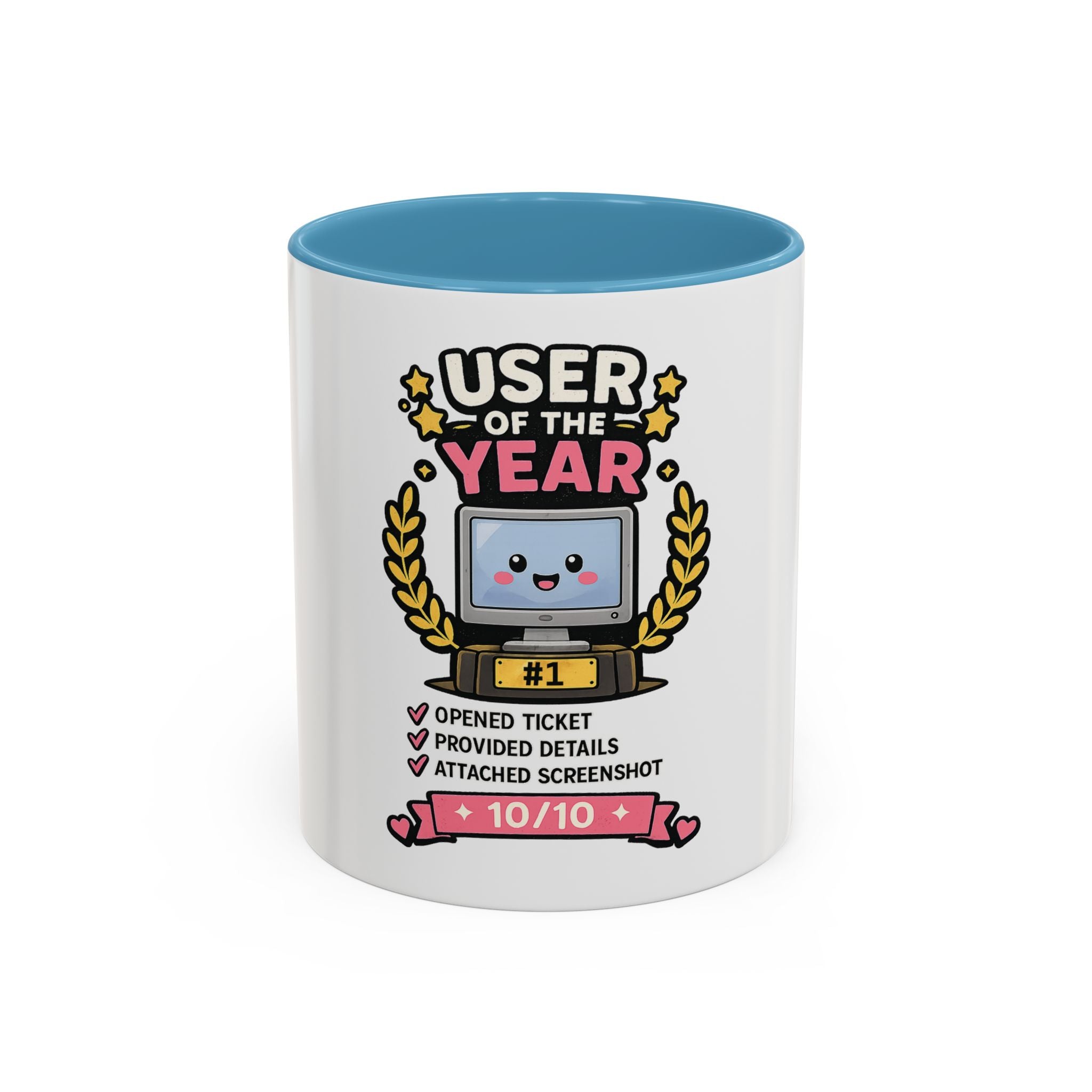 User of the Year Coffee Mug - Cute IT Support Appreciation Gift