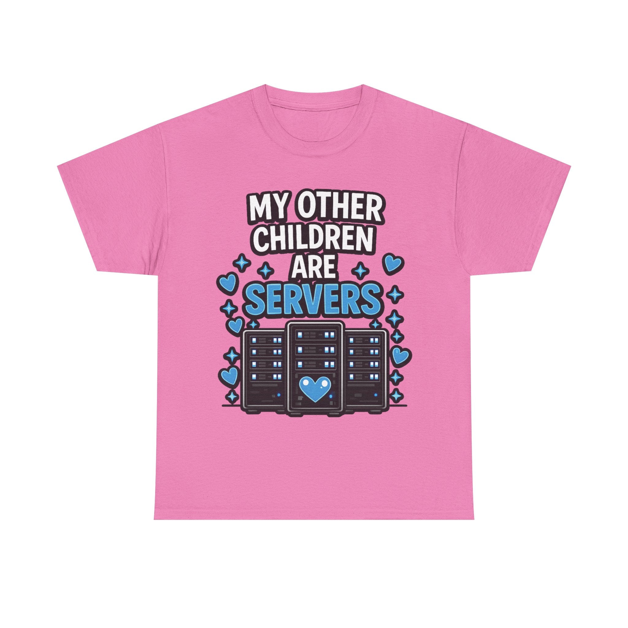 "My Other Children Are Servers" Unisex Heavy Cotton T‑Shirt