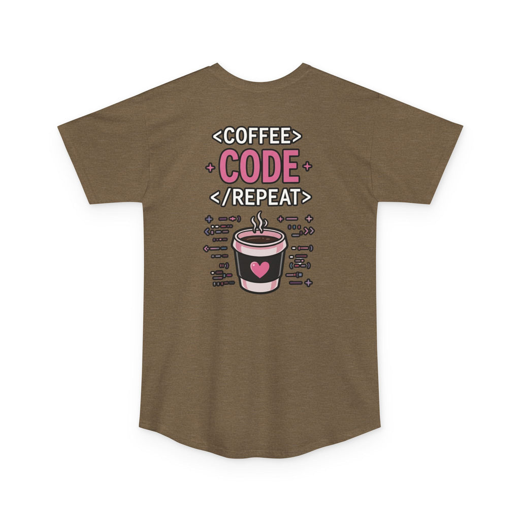 COFFEE CODE REPEAT Programmer Unisex Long T‑Shirt