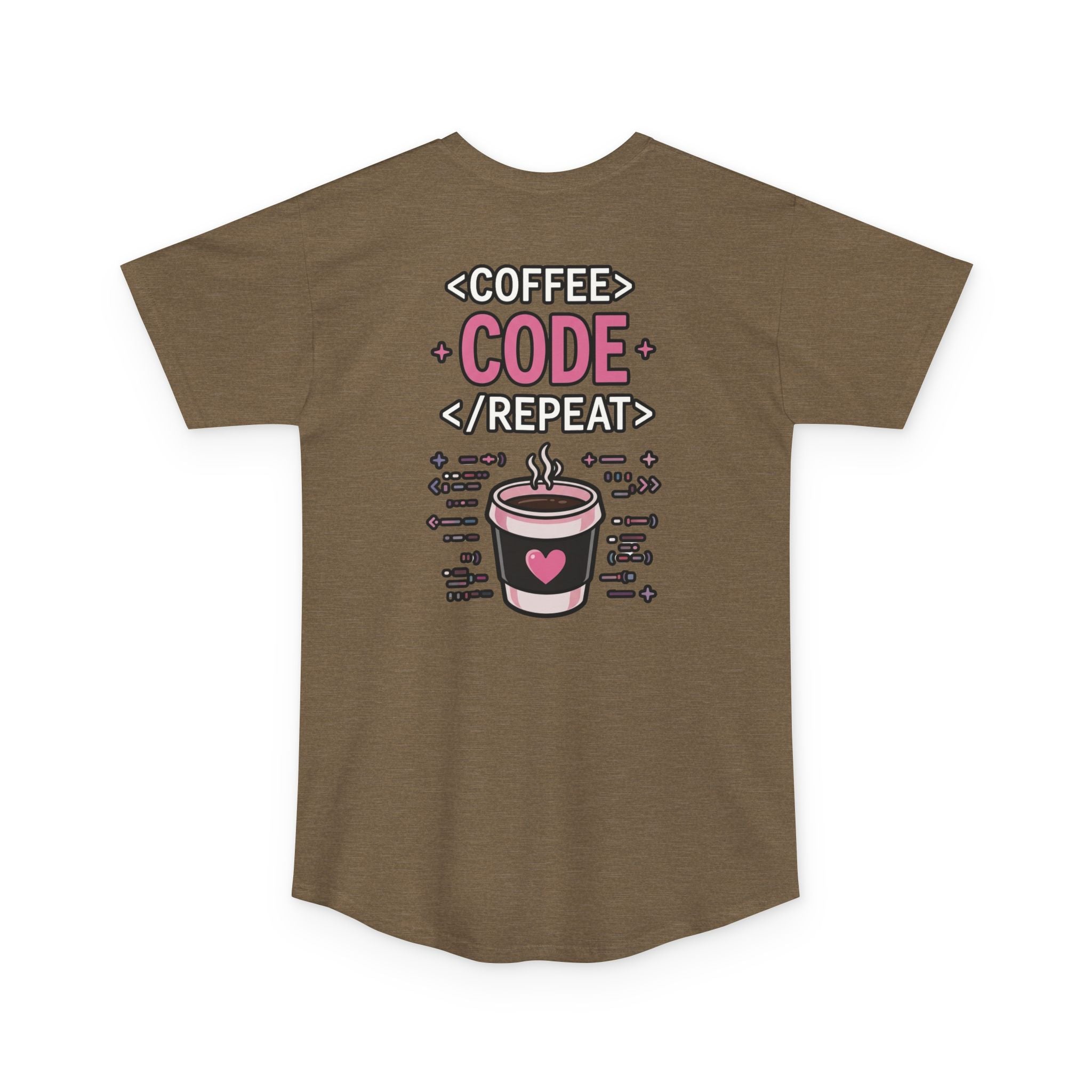 COFFEE CODE REPEAT Programmer Unisex Long T‑Shirt