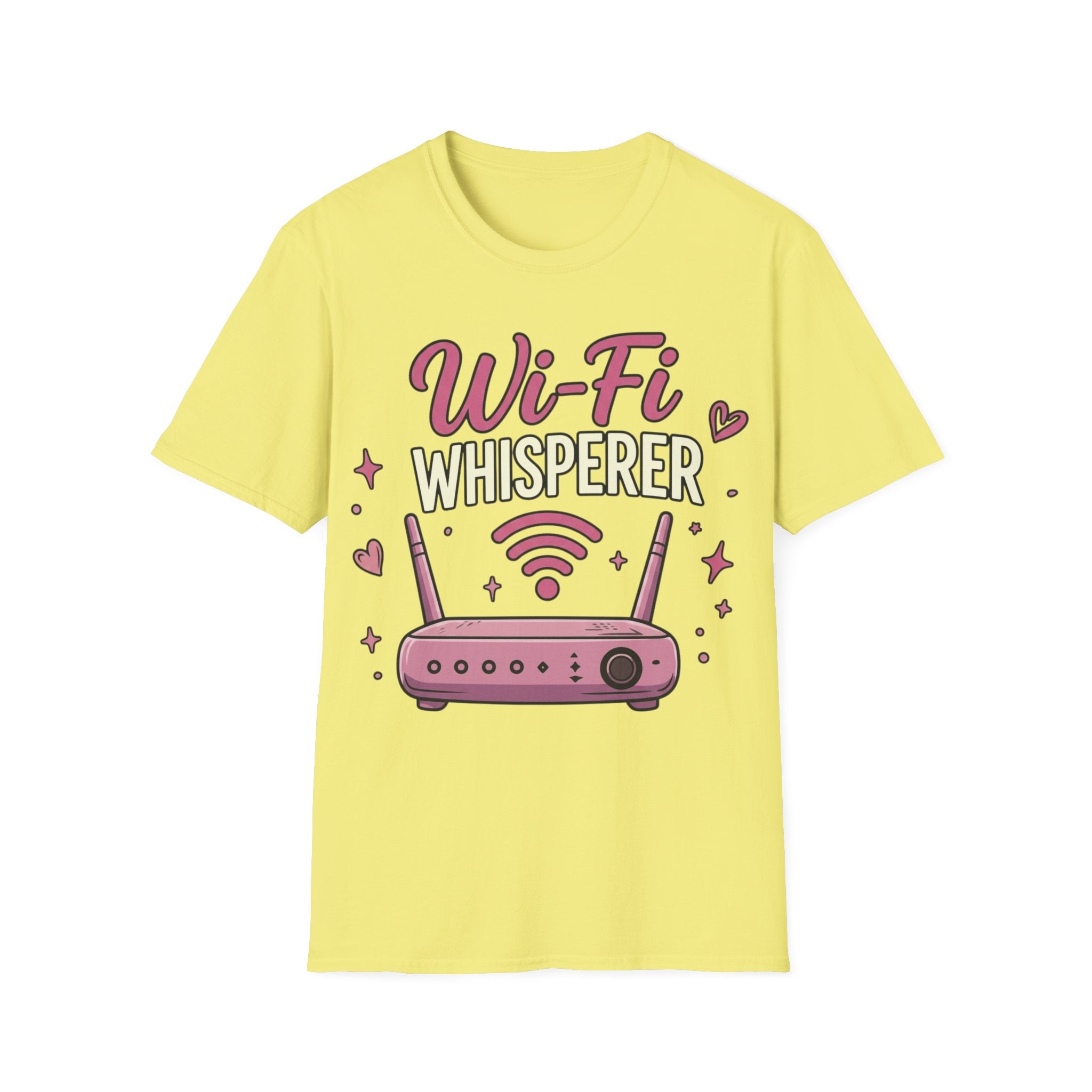 Wi‑Fi Whisperer Unisex Softstyle T-Shirt - Funny Tech Lover Graphic Tee