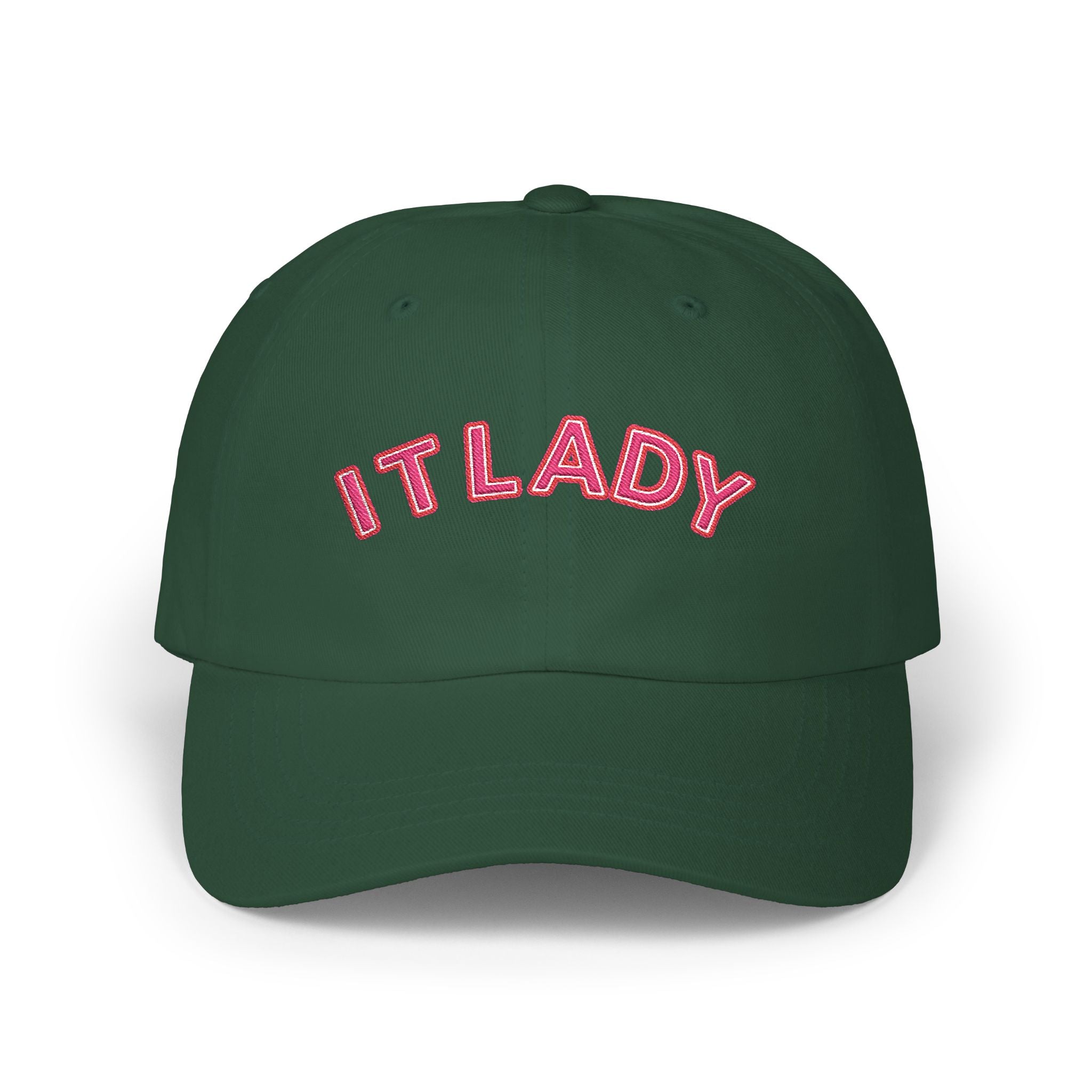 IT Lady Dad Cap Embroidered Curved-Brim Baseball Hat