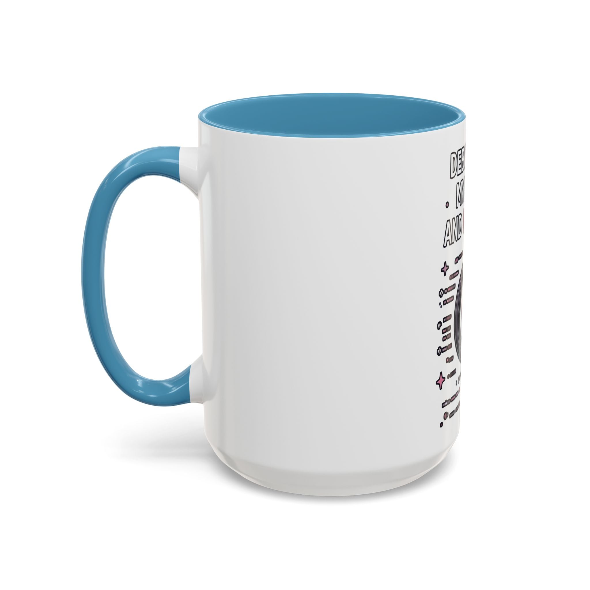 Debugging My Code and My Life Accent Coffee Mug - Coder Gifts, Funny Programming Mug (11/15oz)