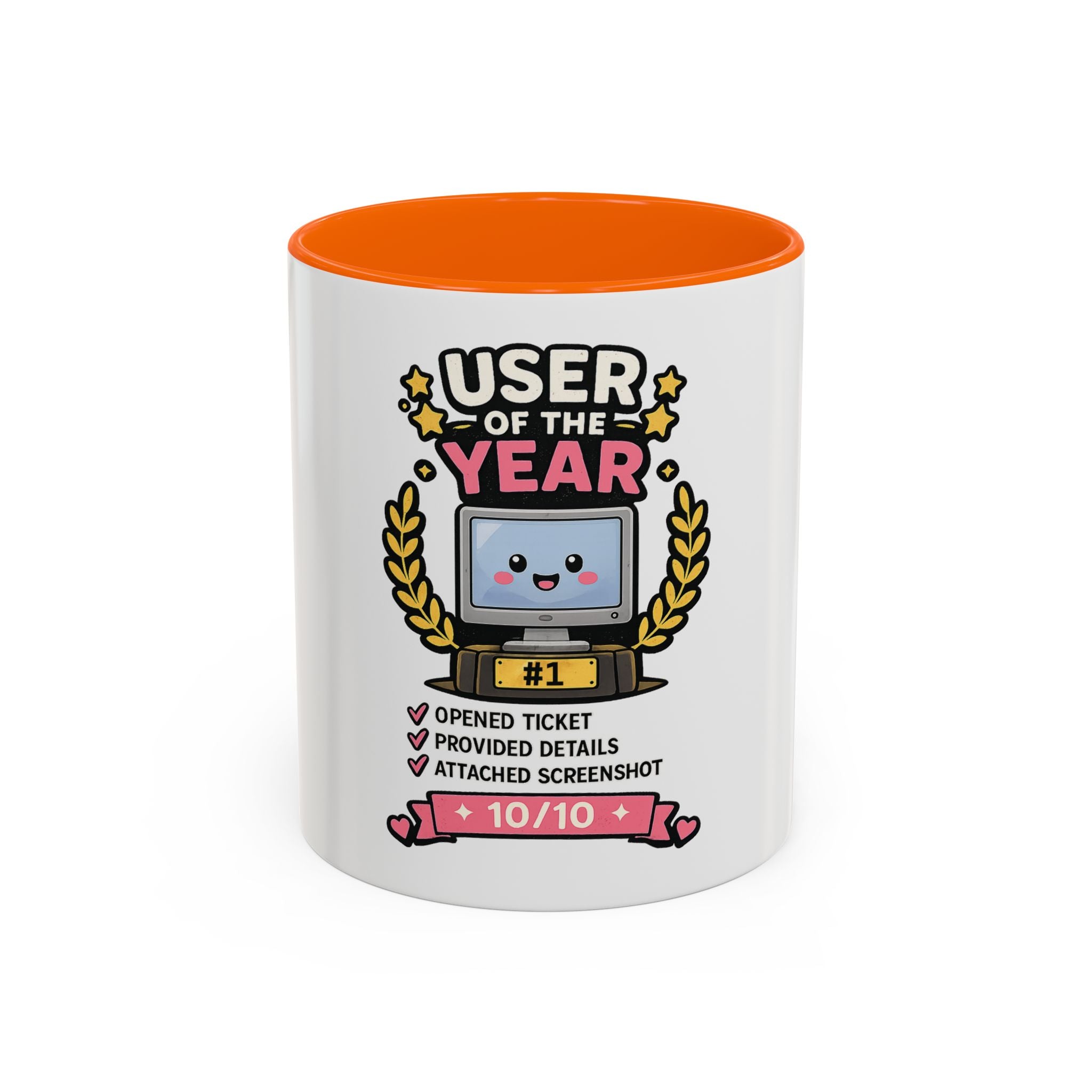 User of the Year Coffee Mug - Cute IT Support Appreciation Gift