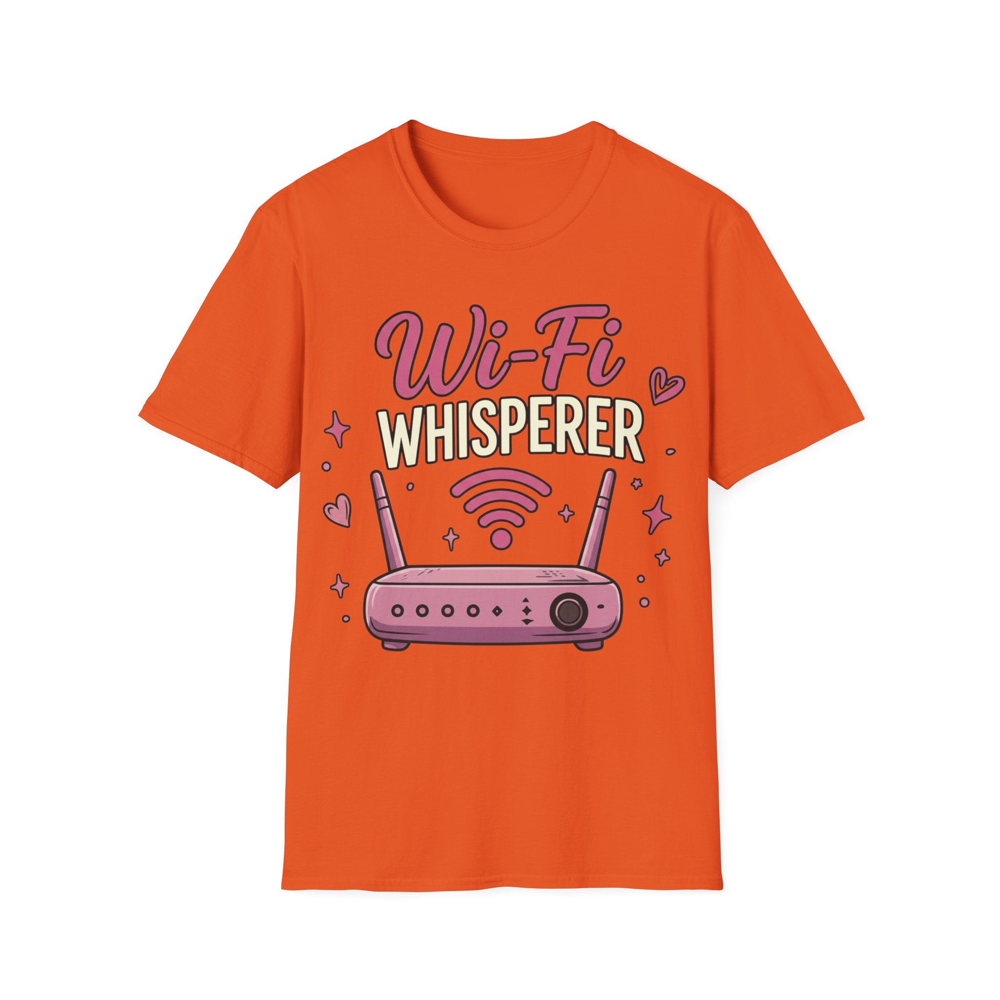 Wi‑Fi Whisperer Unisex Softstyle T-Shirt - Funny Tech Lover Graphic Tee