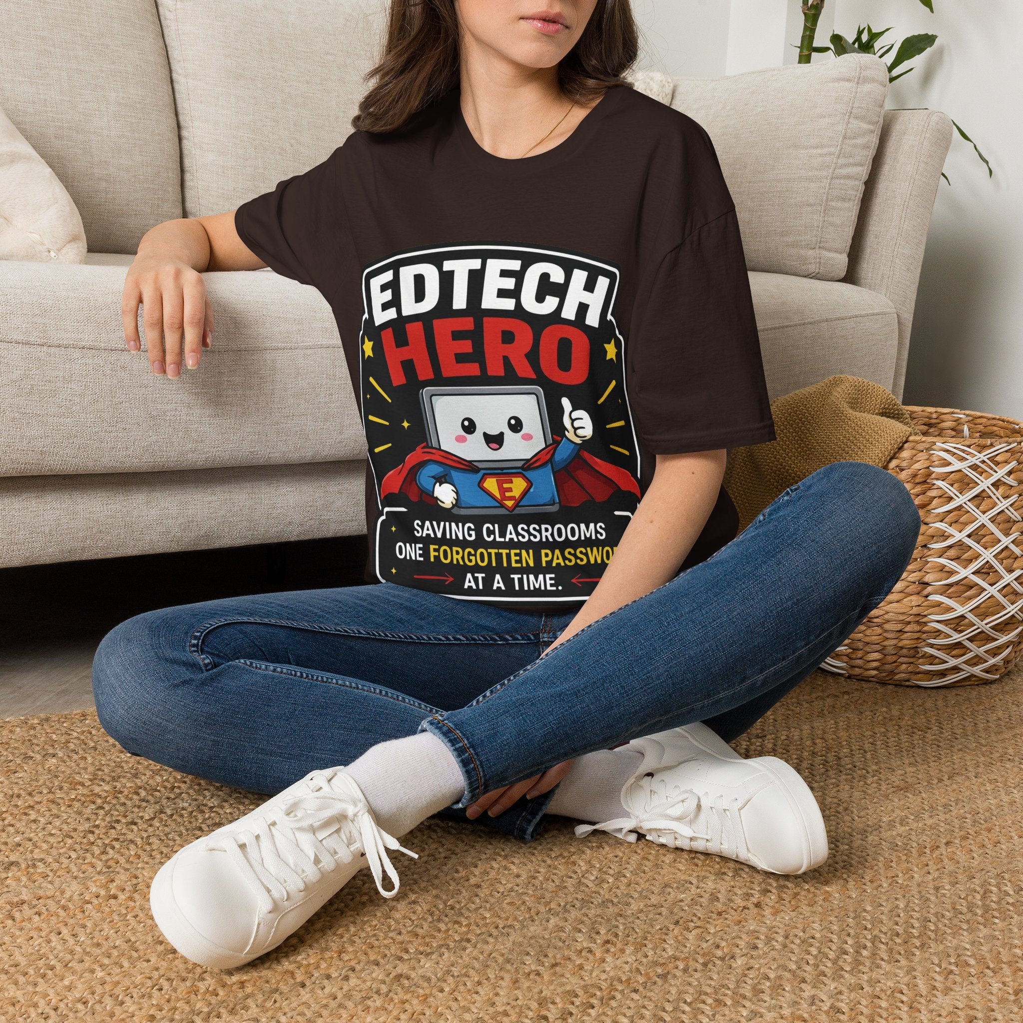 EdTech Hero Saving Classrooms One Forgotten Password at a Time Unisex Softstyle T-Shirt