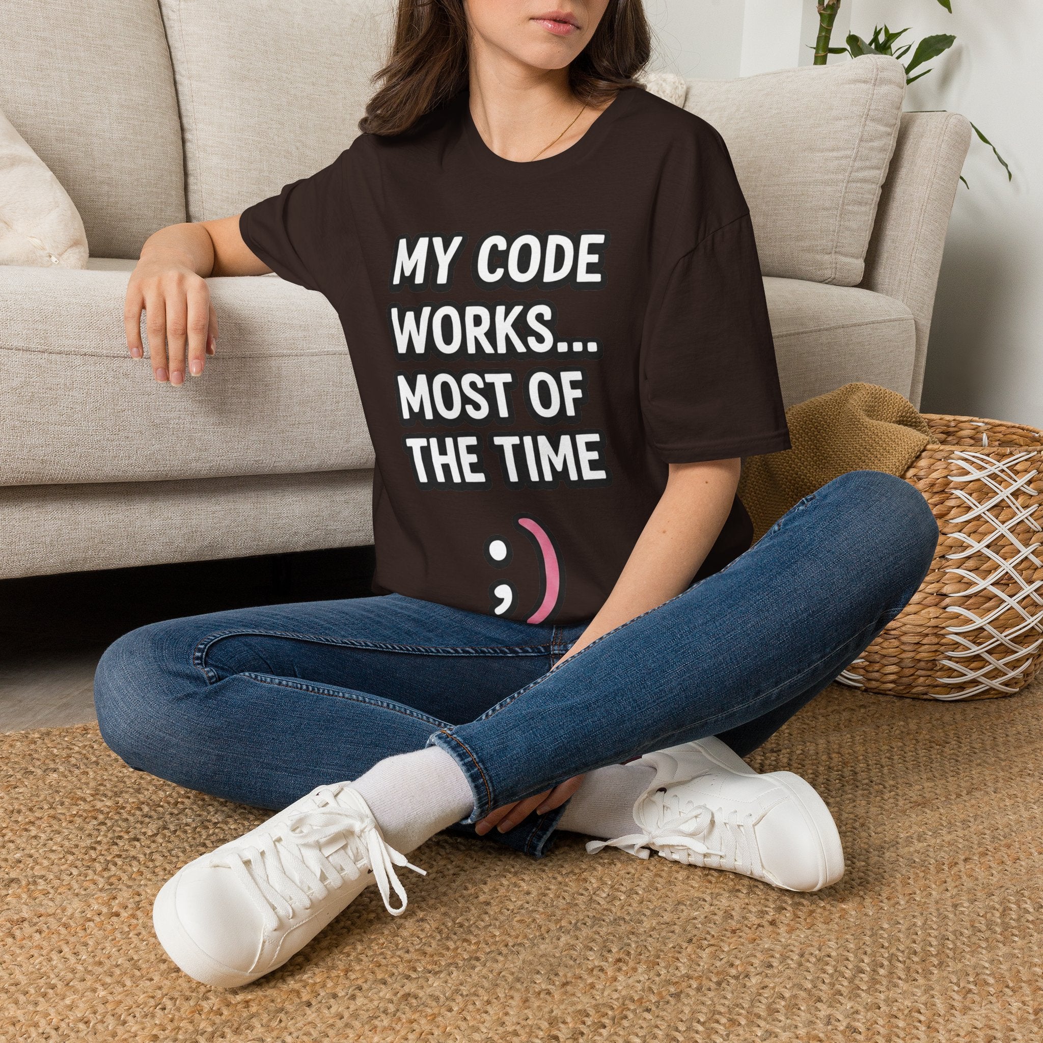 My Code Works... Most Of The Time Unisex Softstyle T-Shirt
