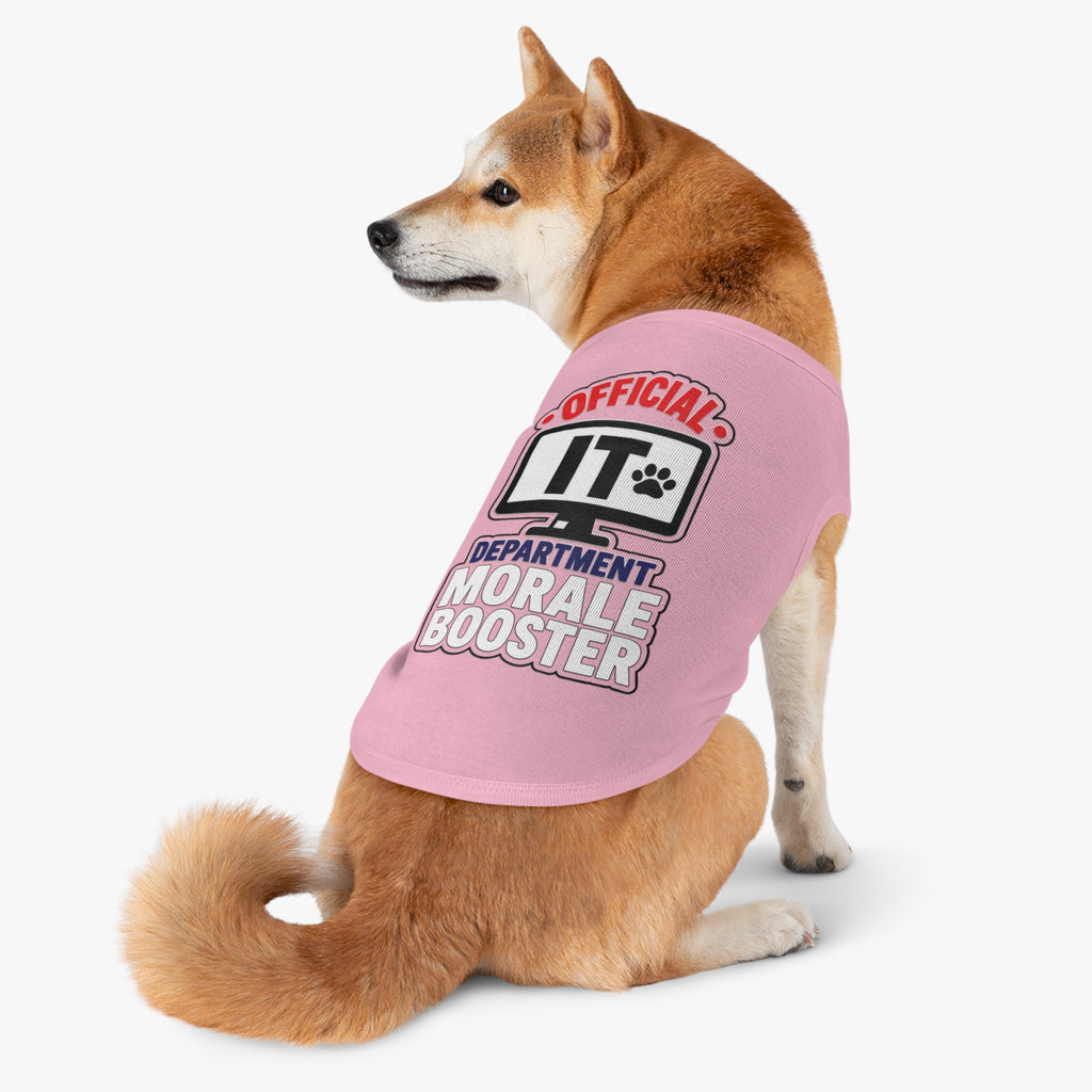 Official Department Morale Booster Dog Tank Top