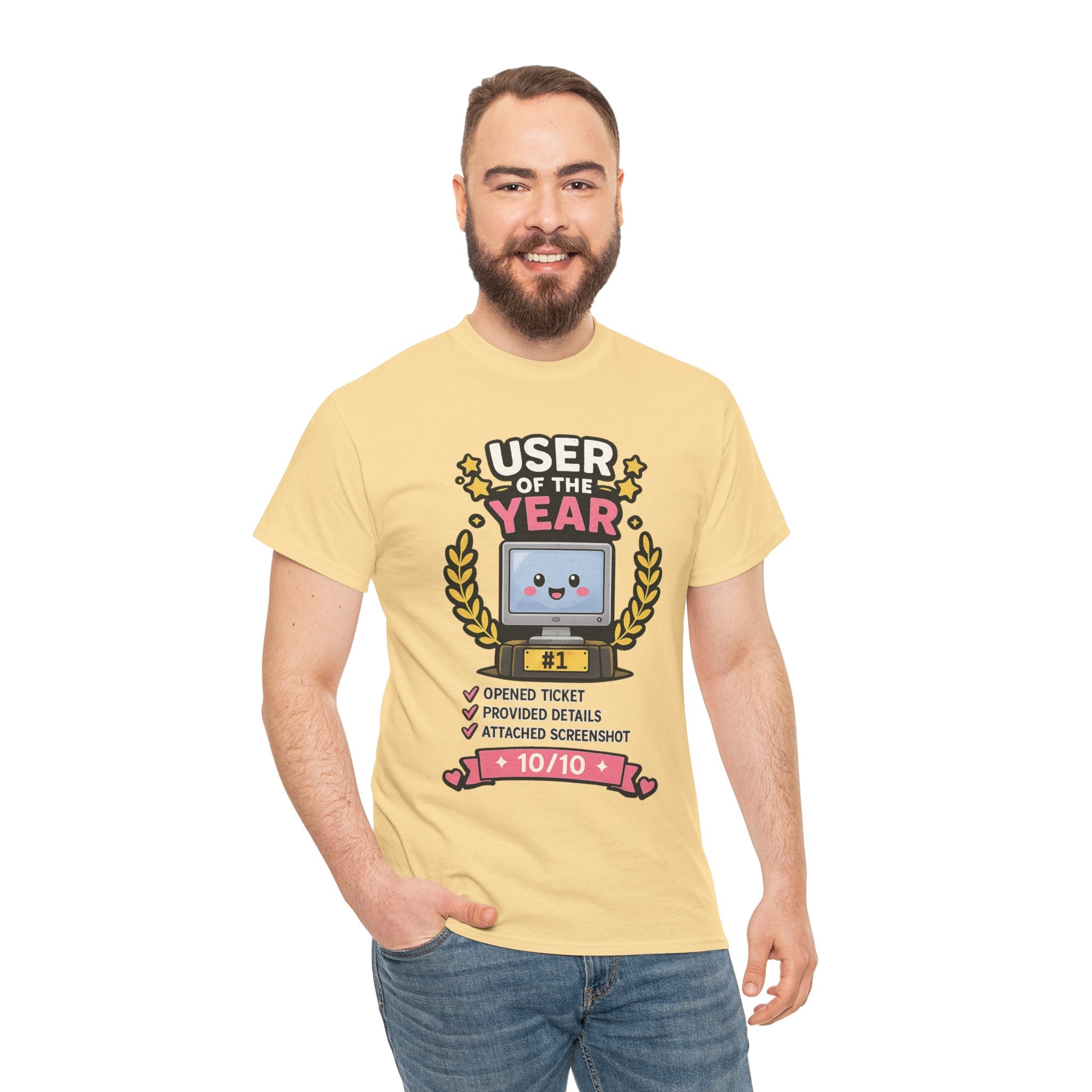 User of the Year Unisex Heavy Cotton T-Shirt