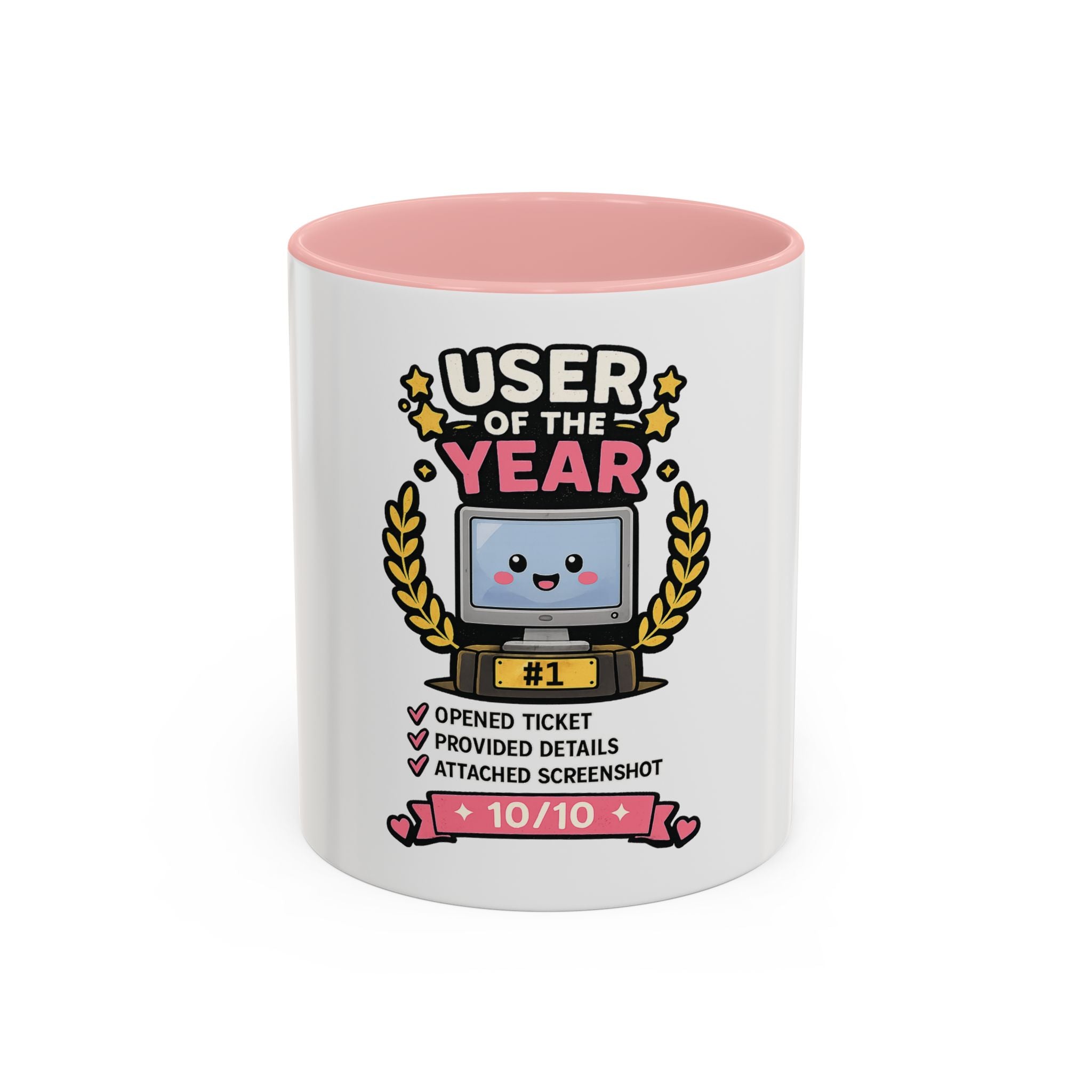 User of the Year Coffee Mug - Cute IT Support Appreciation Gift