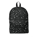IT Black and White Pattern Unisex Backpack