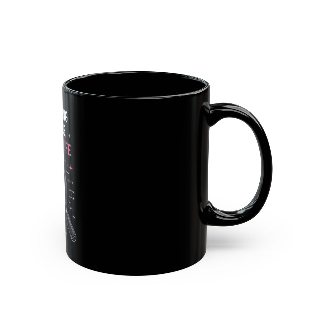 Coffee Mug – "Debugging My Code and My Life" Cute Programmer Gift