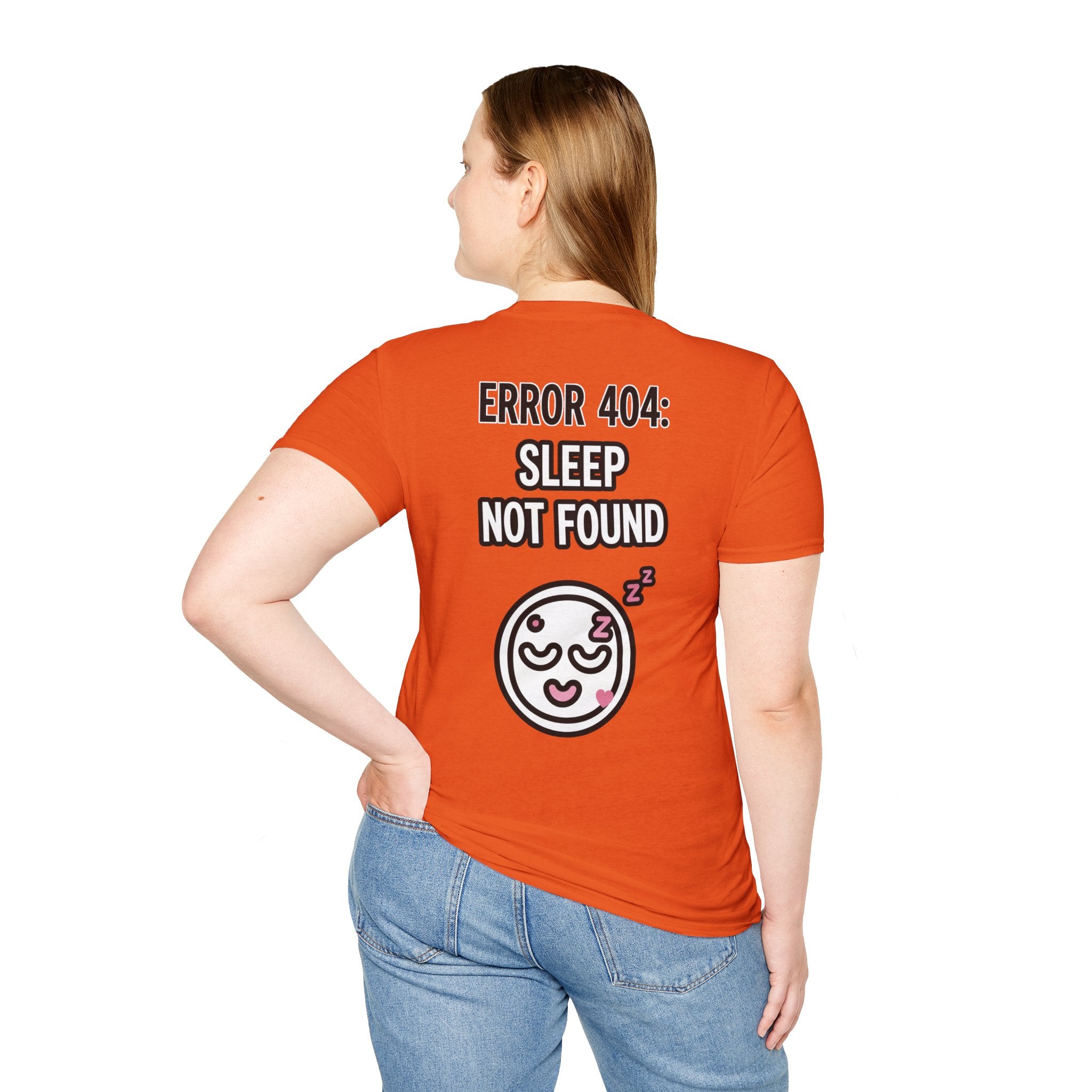 Error 404: Sleep Not Found Unisex Softstyle T-Shirt