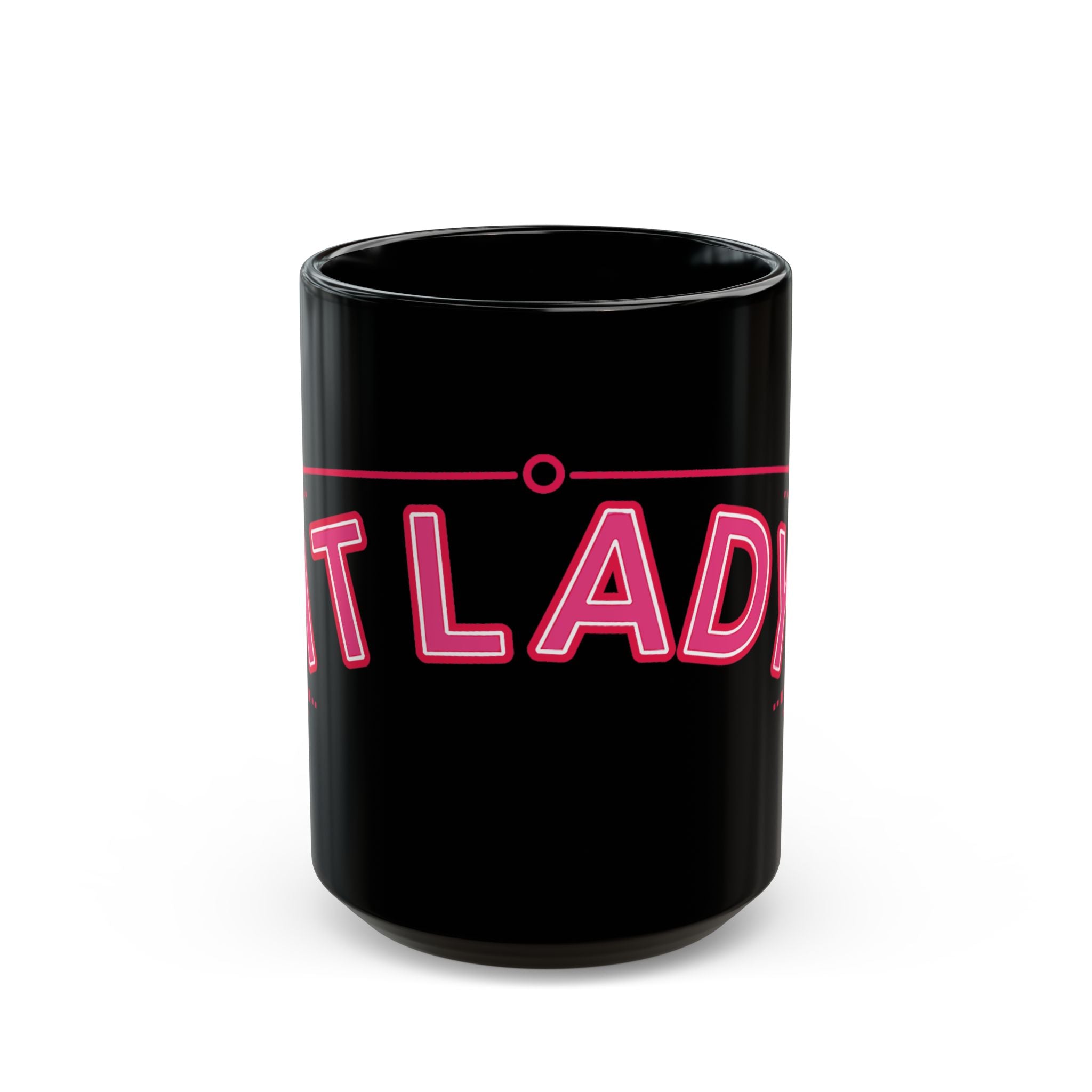 IT Lady Black Coffee Mug – 11oz 15oz