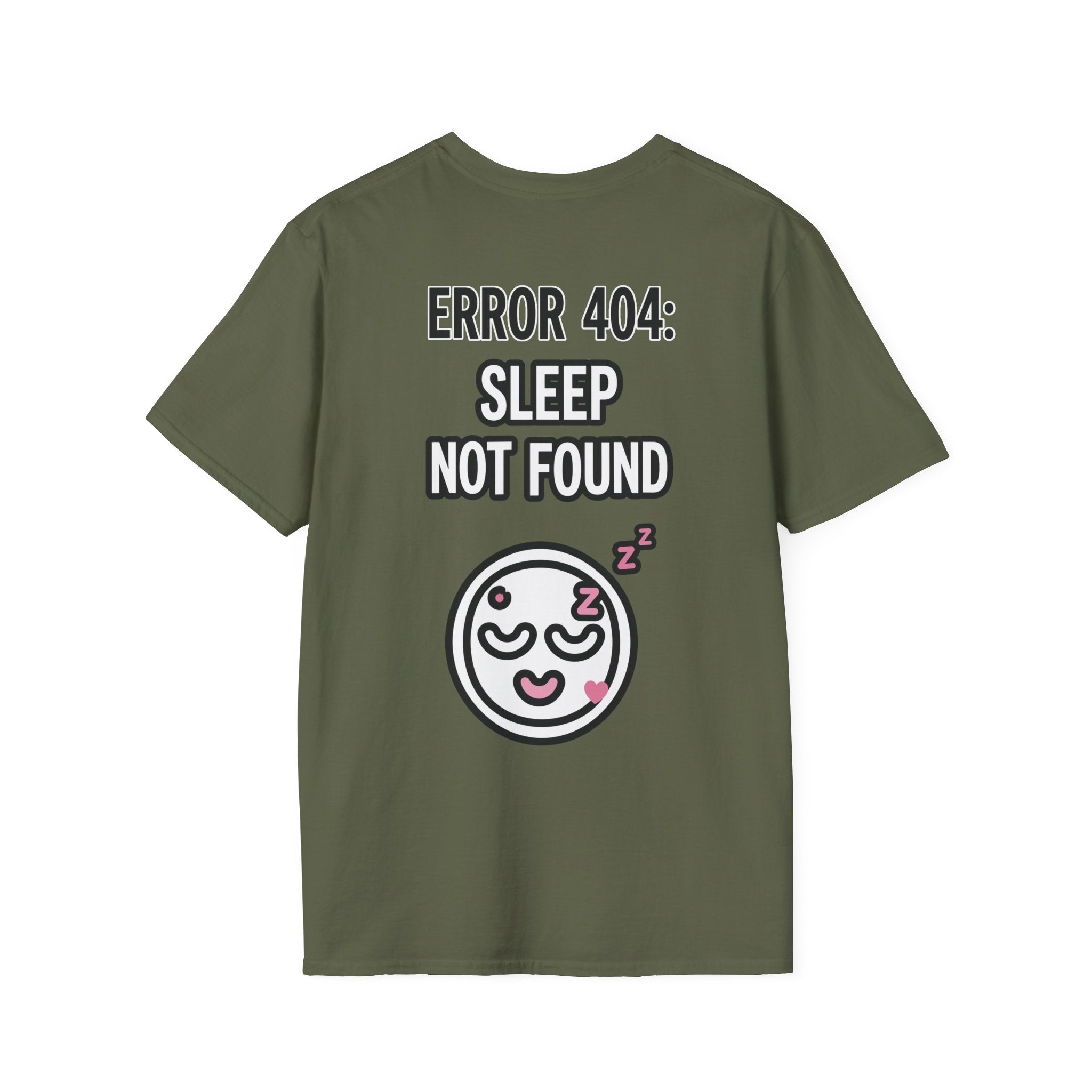 Error 404: Sleep Not Found Unisex Softstyle T-Shirt
