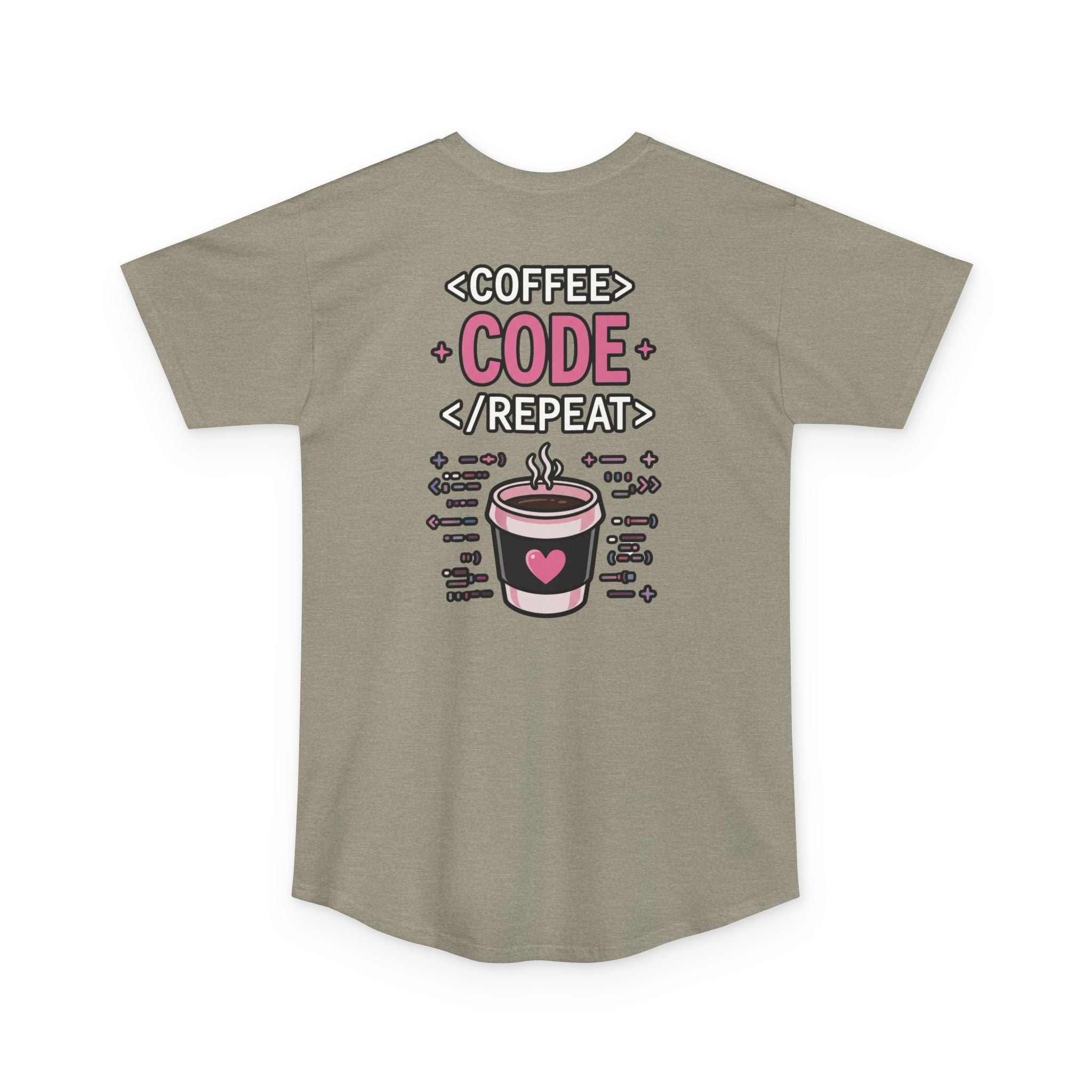 COFFEE CODE REPEAT Programmer Unisex Long T‑Shirt