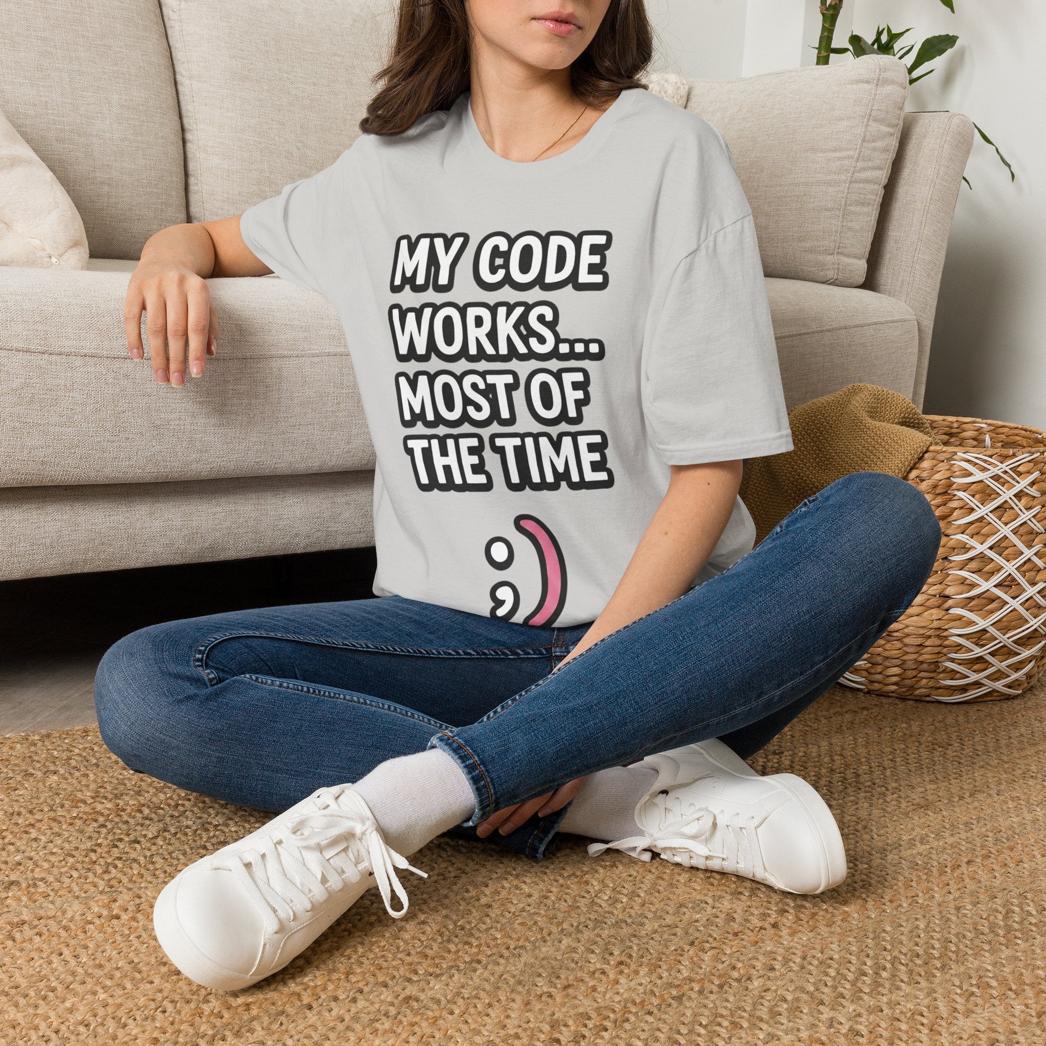 My Code Works... Most Of The Time Unisex Softstyle T-Shirt