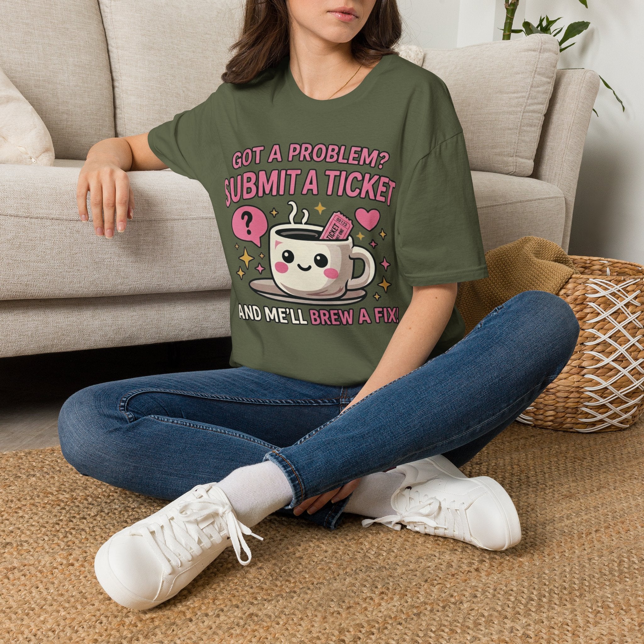 Got a Problem? Submit a Ticket Unisex Softstyle T-Shirt