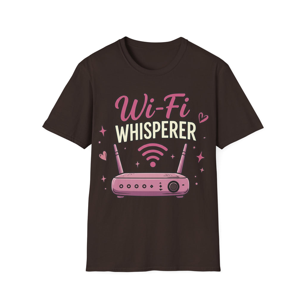 Wi‑Fi Whisperer Unisex Softstyle T-Shirt - Funny Tech Lover Graphic Tee