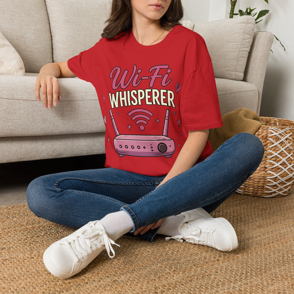 Wi‑Fi Whisperer Unisex Softstyle T-Shirt - Funny Tech Lover Graphic Tee