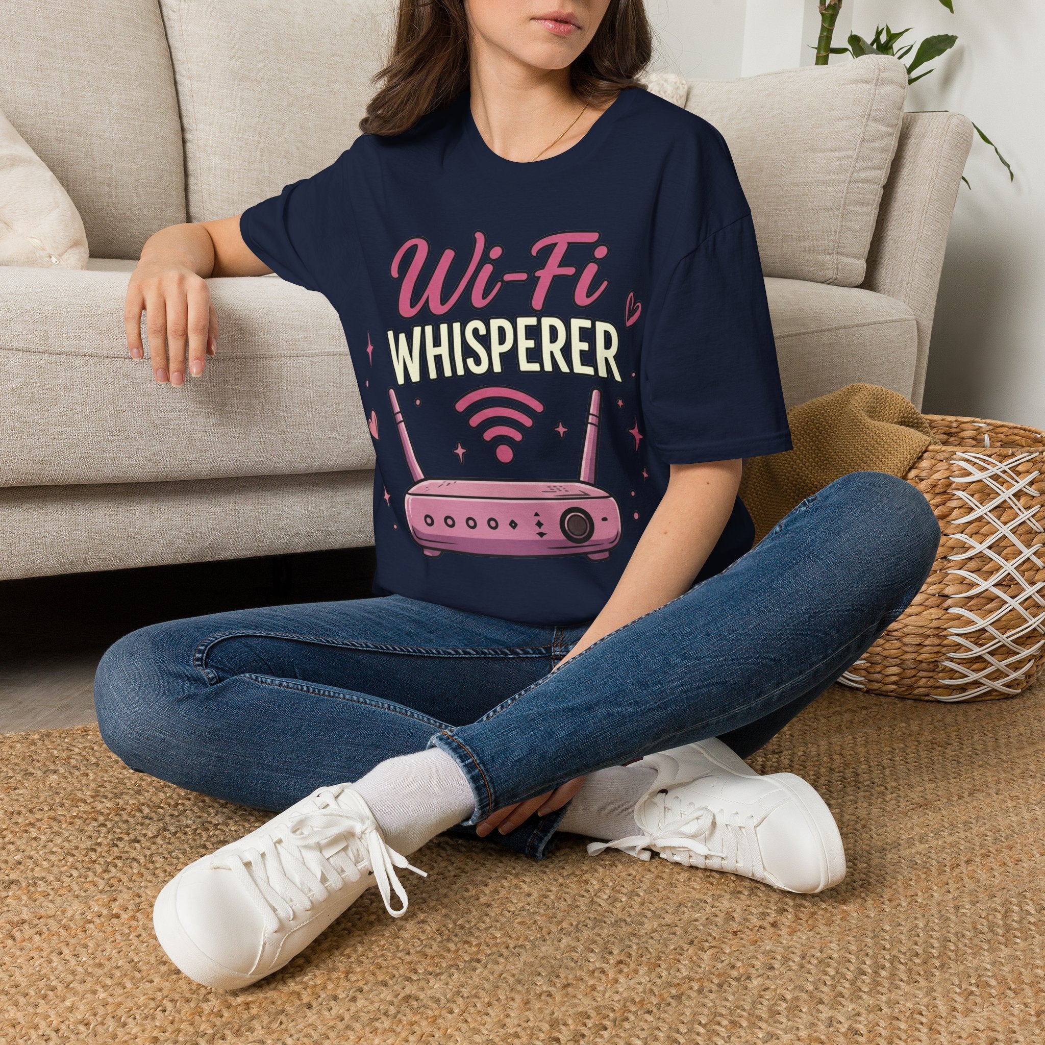 Wi‑Fi Whisperer Unisex Softstyle T-Shirt - Funny Tech Lover Graphic Tee