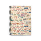 IT Lady Vintage Spiral Notebook