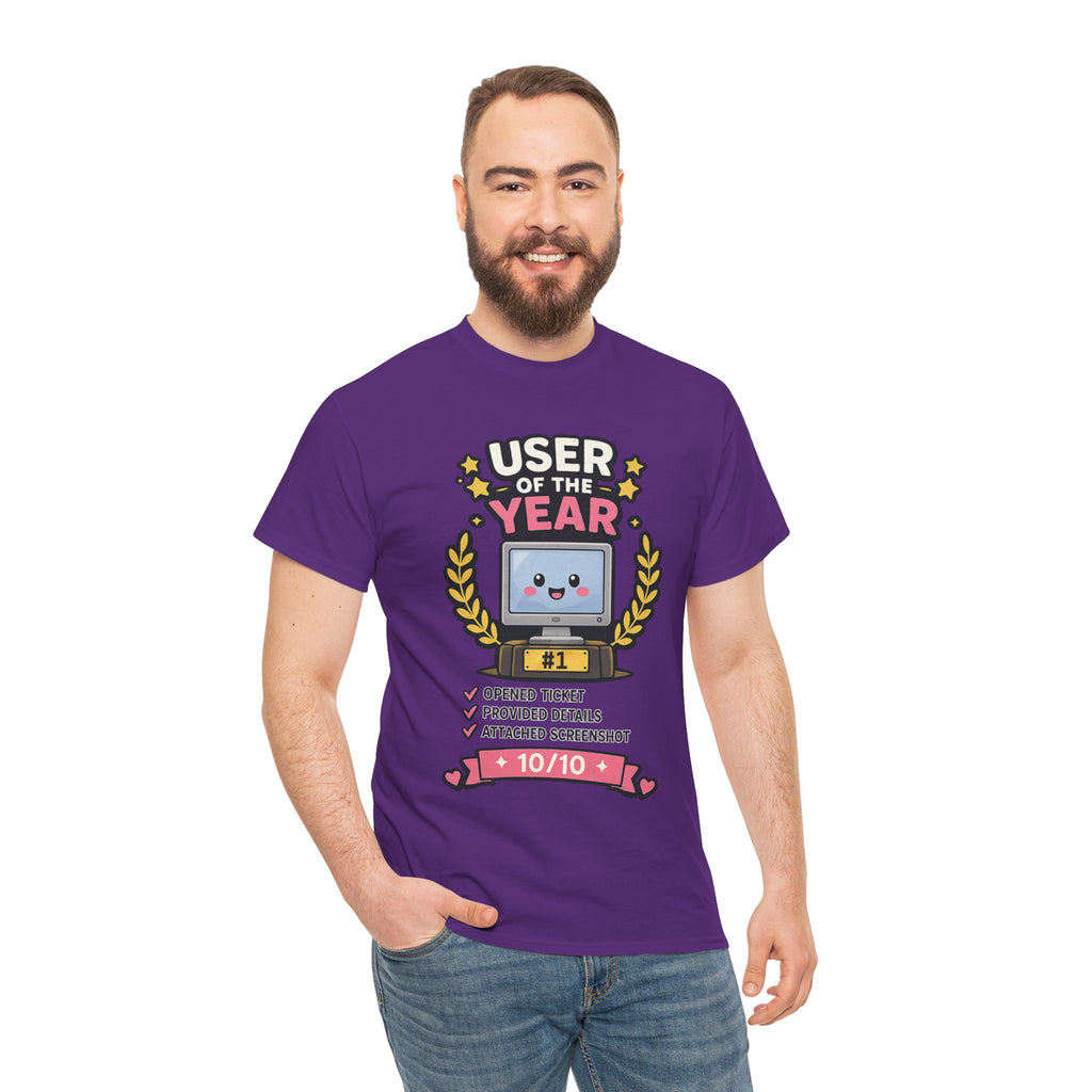 User of the Year Unisex Heavy Cotton T-Shirt