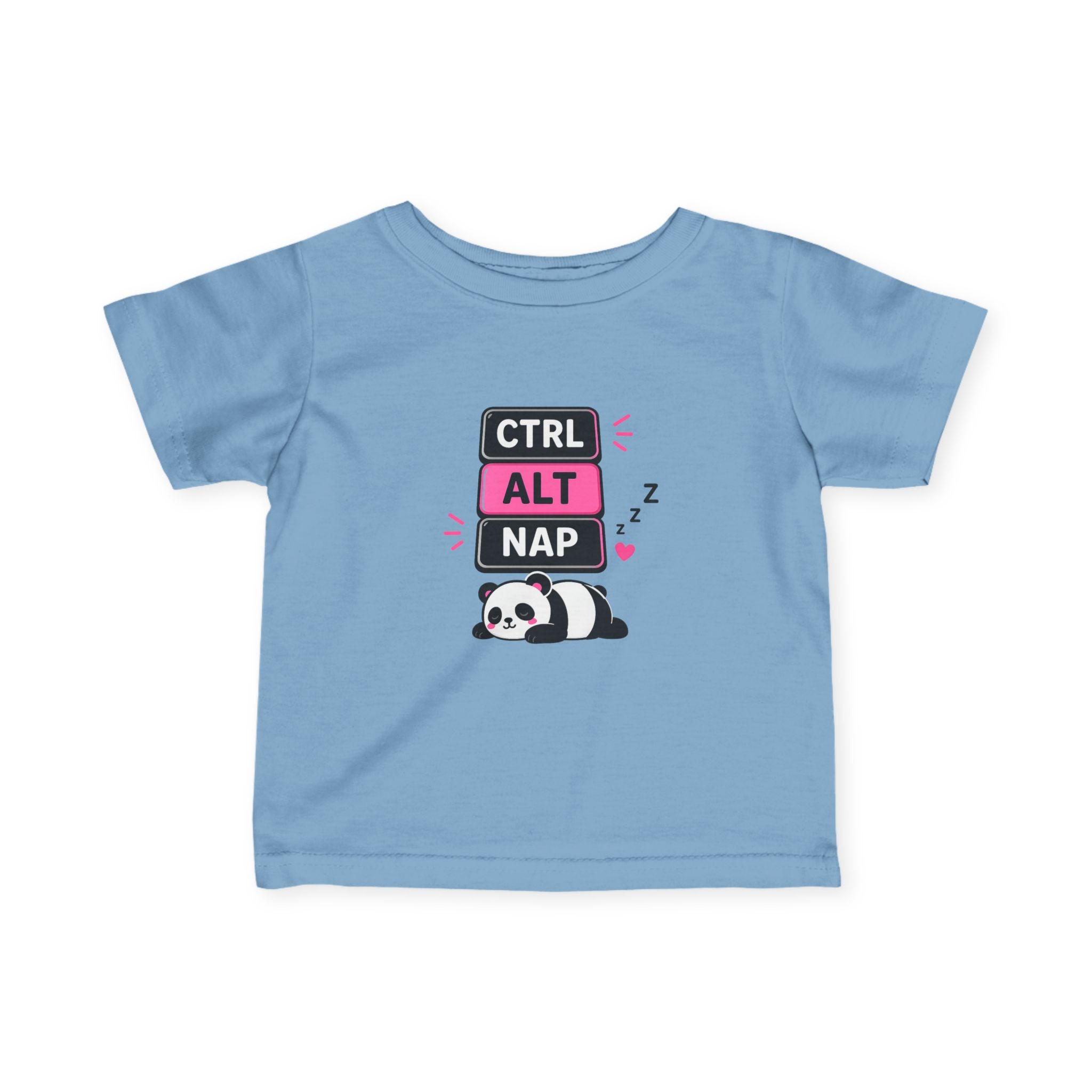 Ctrl Alt Nap Cute Sleeping Panda Baby Shirt
