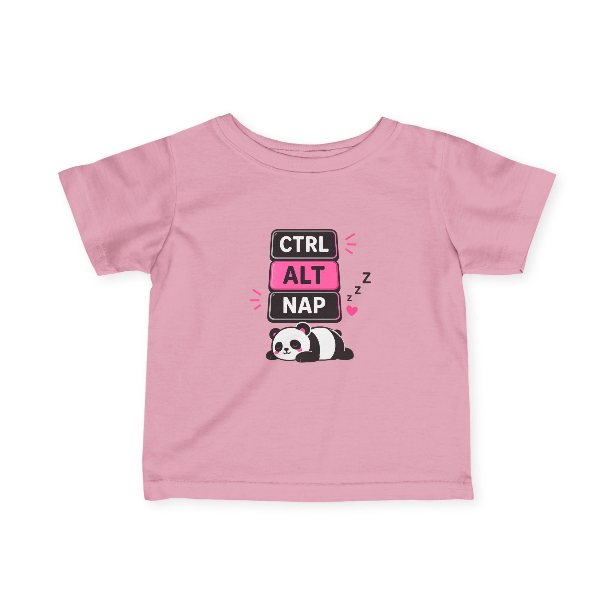 Ctrl Alt Nap Cute Sleeping Panda Baby Shirt