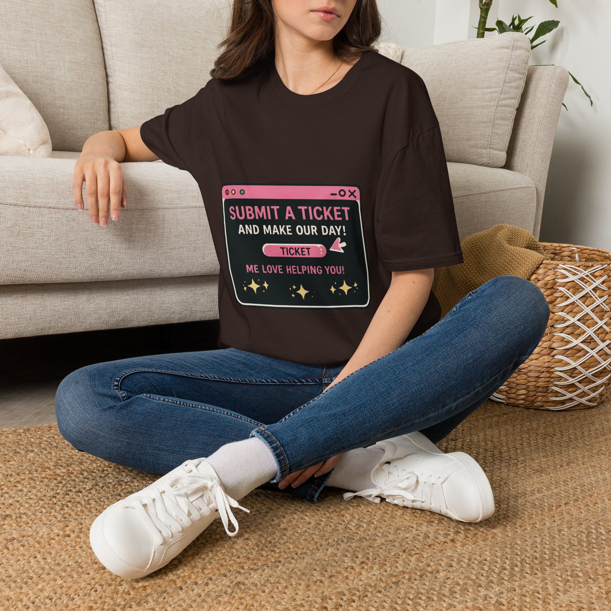 Submit A Ticket and Make Our Day! Unisex Softstyle T-Shirt