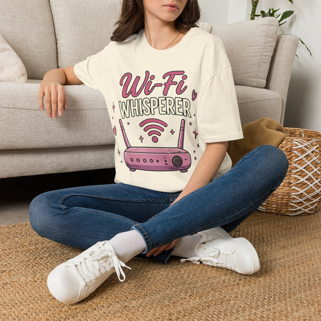 Wi‑Fi Whisperer Unisex Softstyle T-Shirt - Funny Tech Lover Graphic Tee