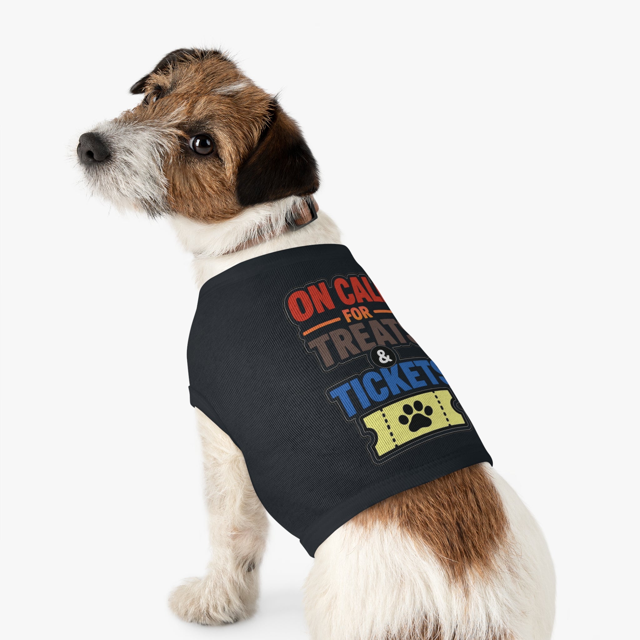 On Call for Treats and Tickets Dog Tank Top