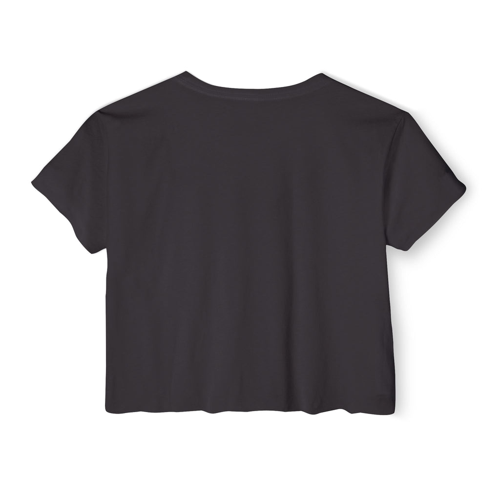 IT Lady with Laptop Crop Top T-Shirt