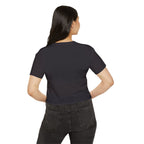IT Lady with Laptop Crop Top T-Shirt