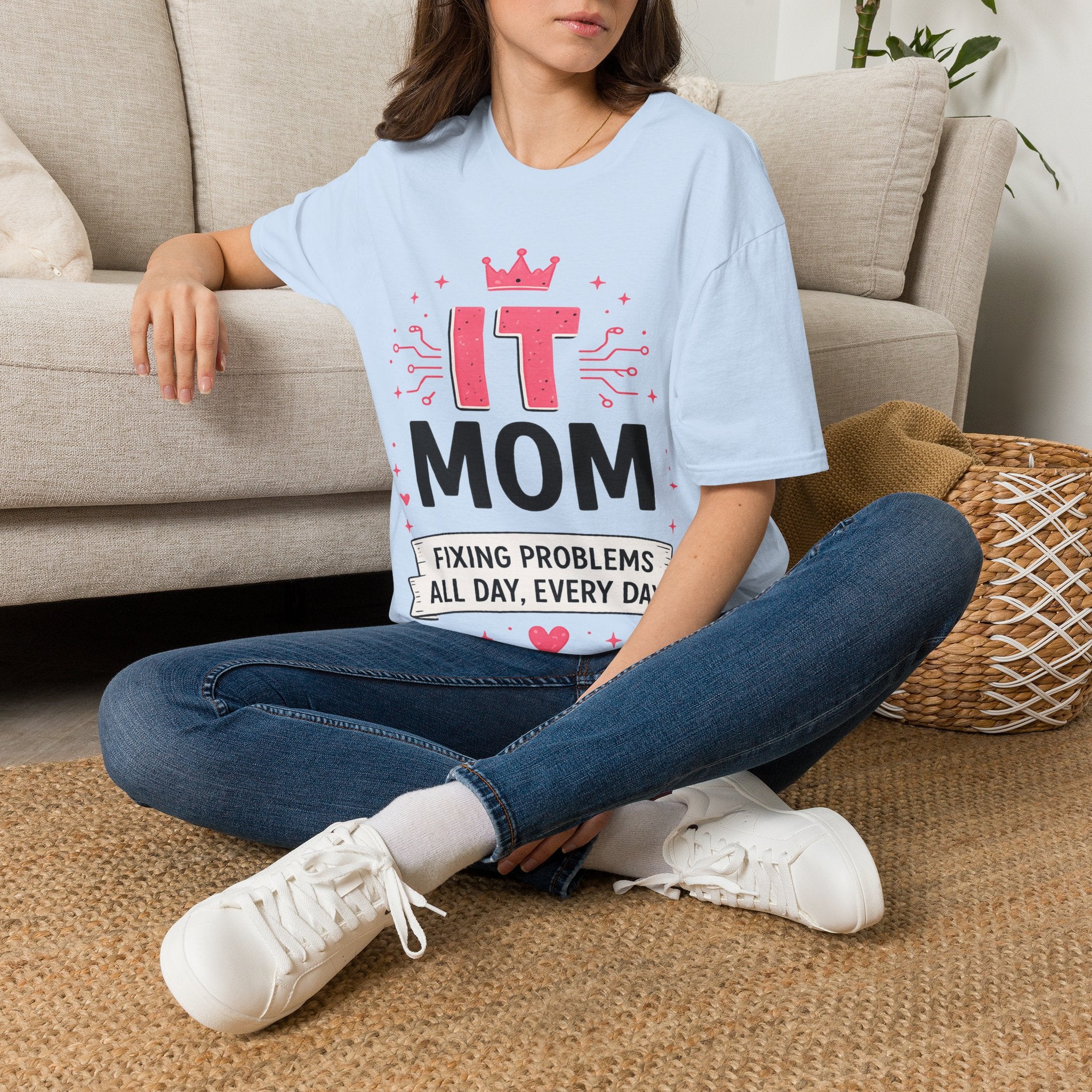 IT Mom Fixing Problems All Day, Every Day Softstyle T‑Shirt