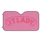 IT LADY Pink Car Sun Shade - Cute Inspired Windshield Sunshade