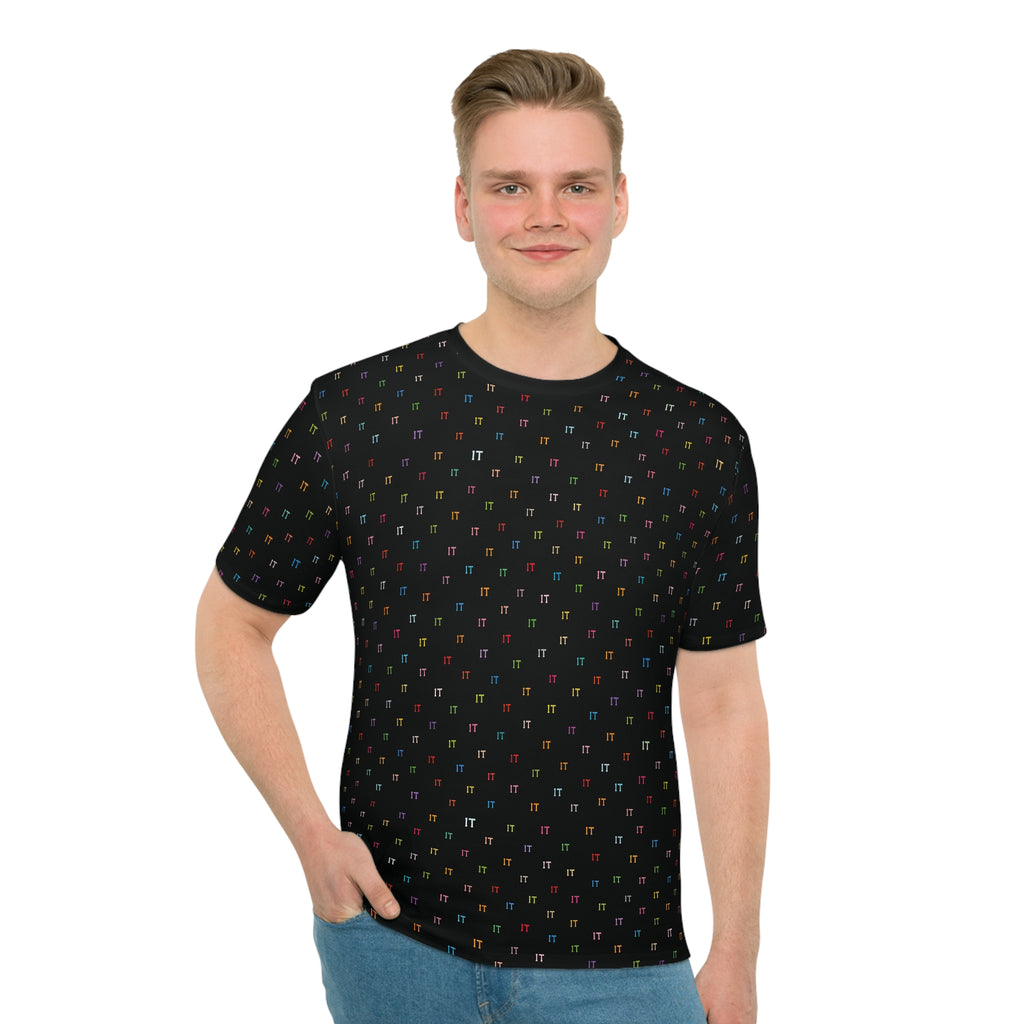 IT Color Pattern Black All-Over Unisex T-Shirt