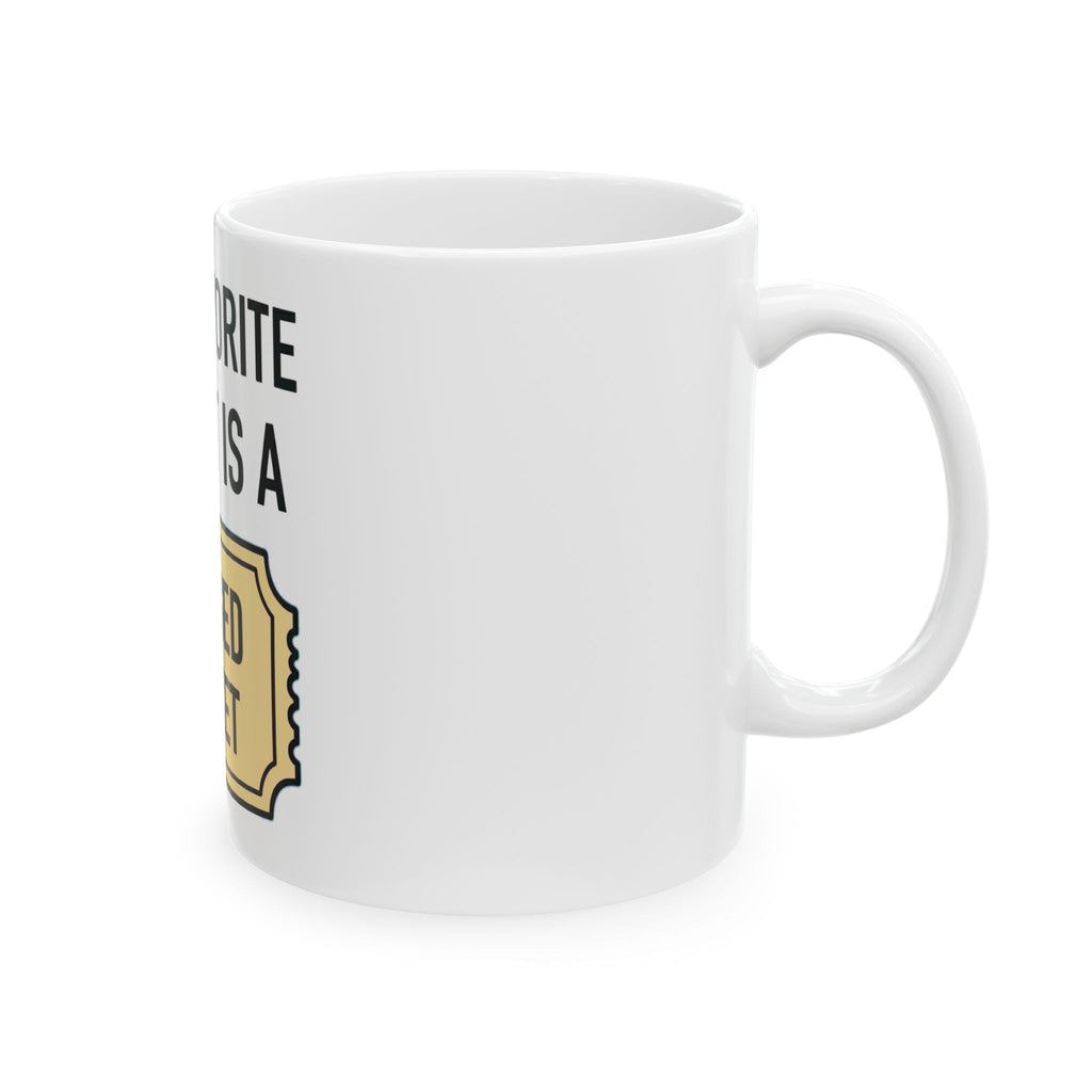 "My Favorite Ticket Is A Closed Ticket" Support Agent Coffee Mug
