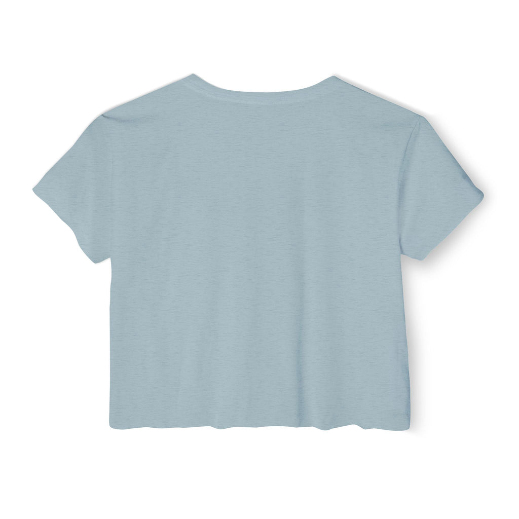 IT Lady with Laptop Crop Top T-Shirt