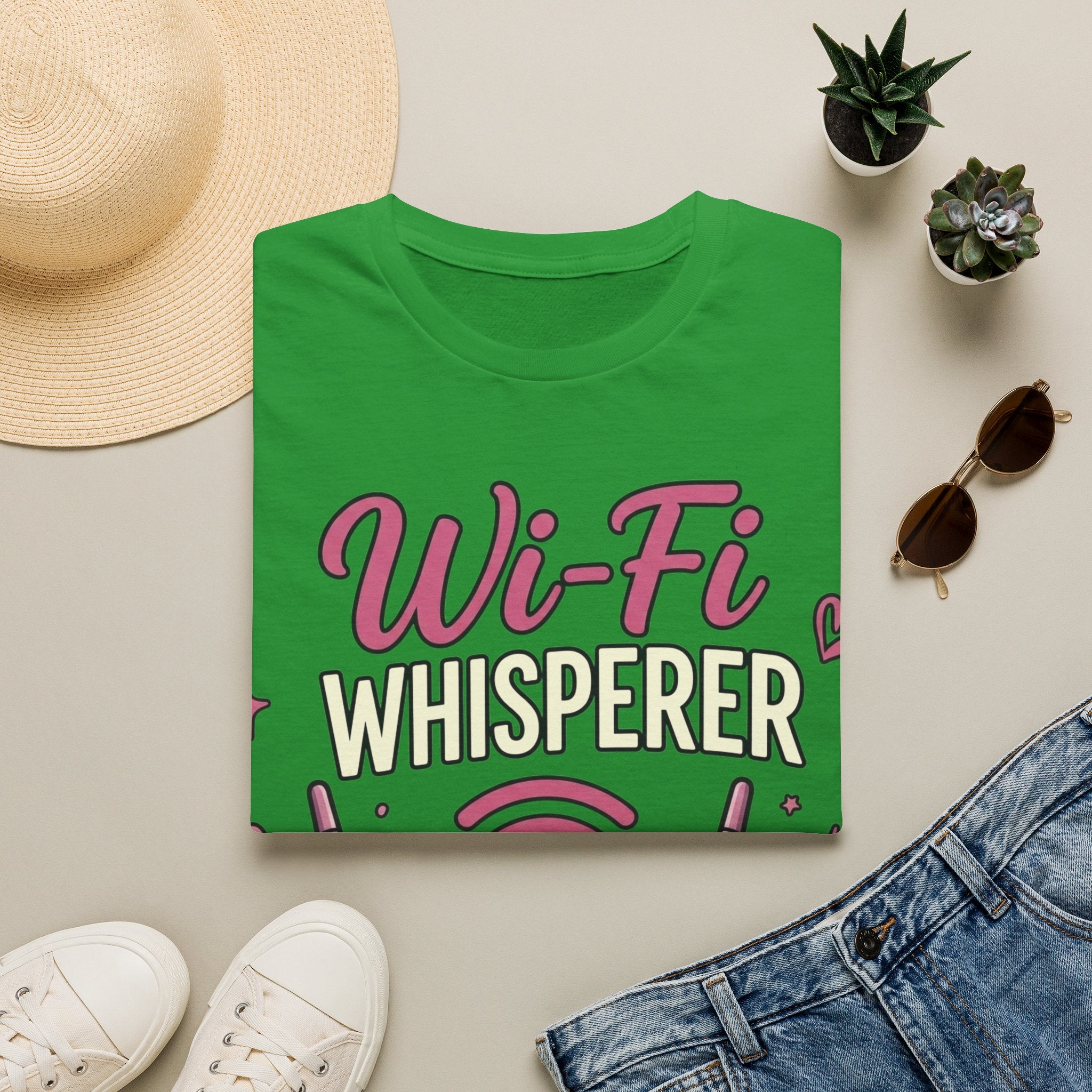 Wi‑Fi Whisperer Unisex Softstyle T-Shirt - Funny Tech Lover Graphic Tee