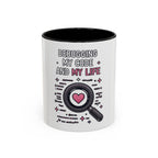 Debugging My Code and My Life Accent Coffee Mug - Coder Gifts, Funny Programming Mug (11/15oz)