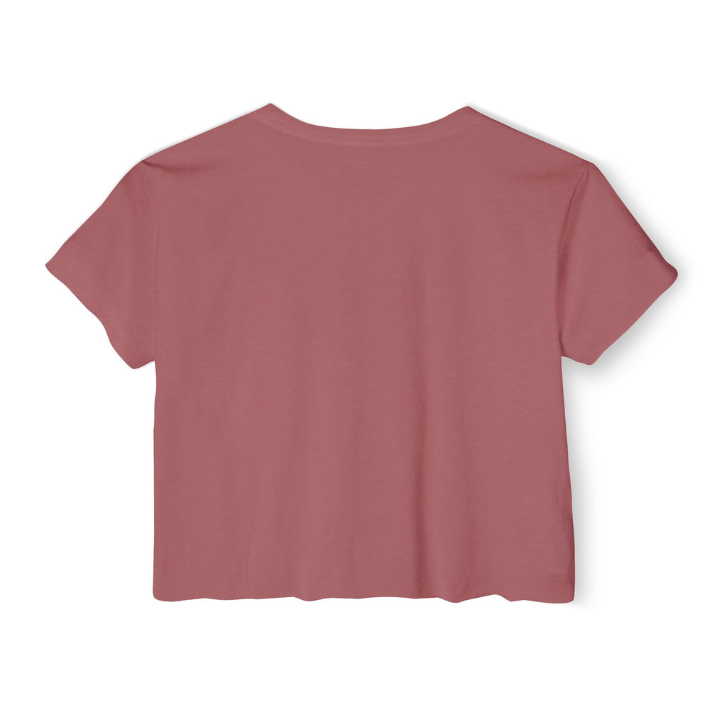 IT Lady with Laptop Crop Top T-Shirt